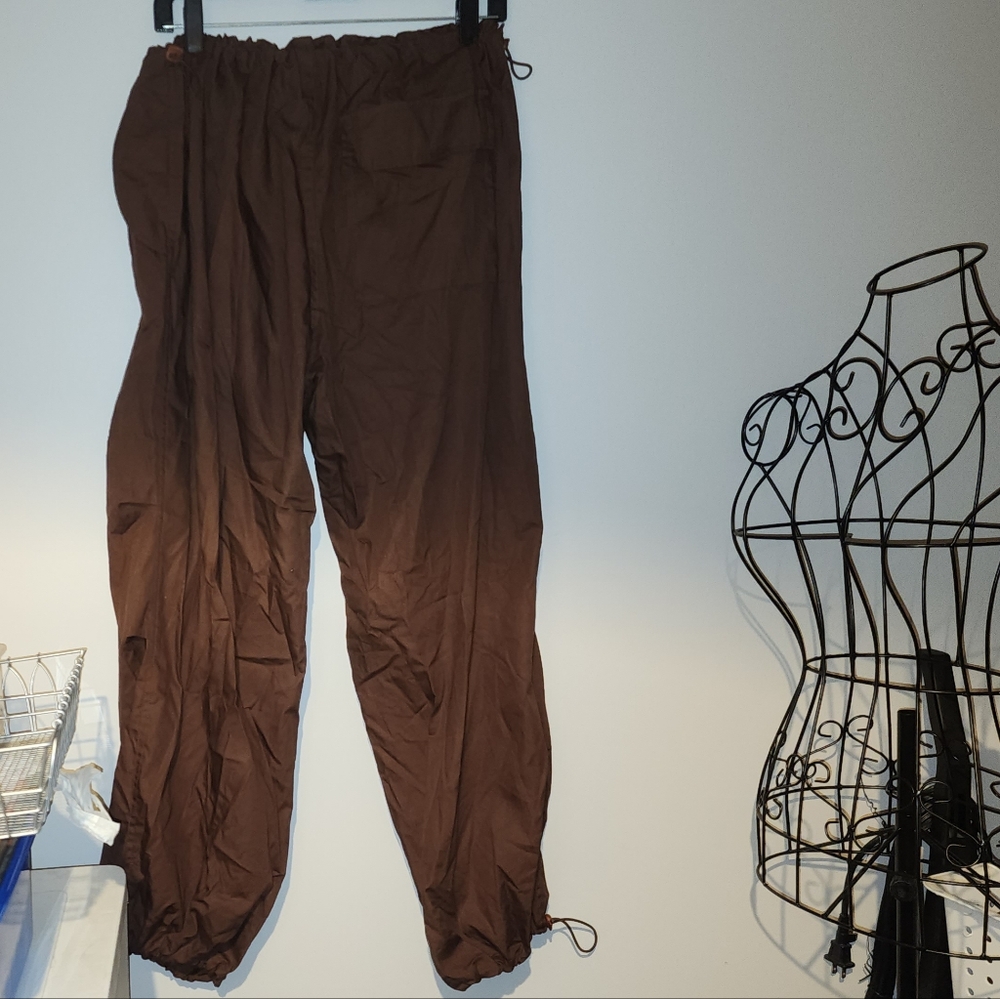Forever 21 Jogger Pants Turkish Coffee Brown L NWT